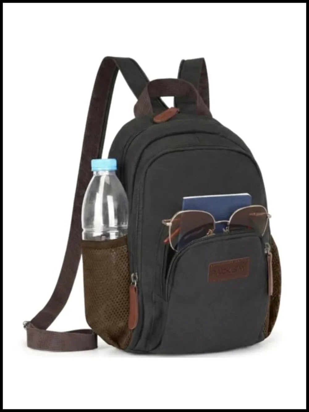 Convertible Backpack Purse - Lightweight Mini Daypack Fits 11